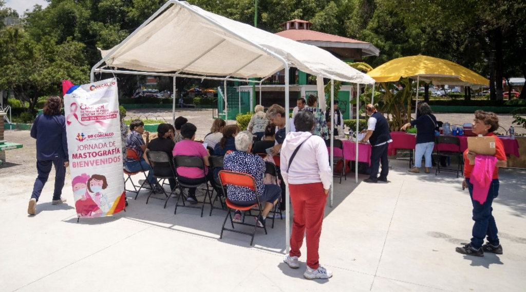 Jornada médica con mastografías gratuitas en  mujeres de 40 a 69 años de edad, en Coacalco